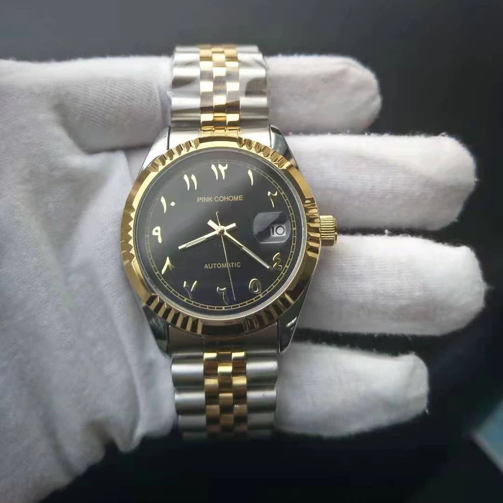 Automatic Watches Islamic Arabic Numerals Montre Automatique Mécaniques Mecanique Homme Herren Uhr Mechanische Uhren