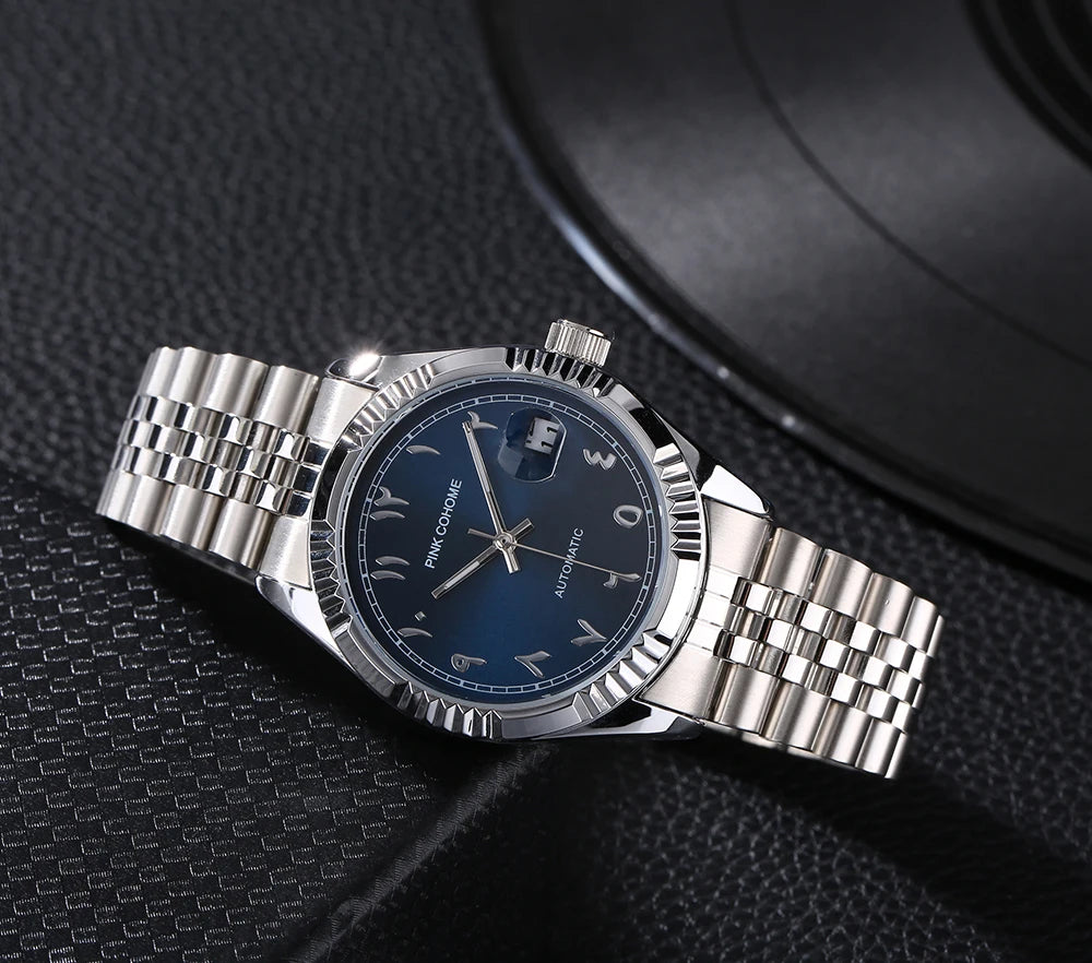 Automatic Watches Islamic Arabic Numerals Montre Automatique Mécaniques Mecanique Homme Herren Uhr Mechanische Uhren