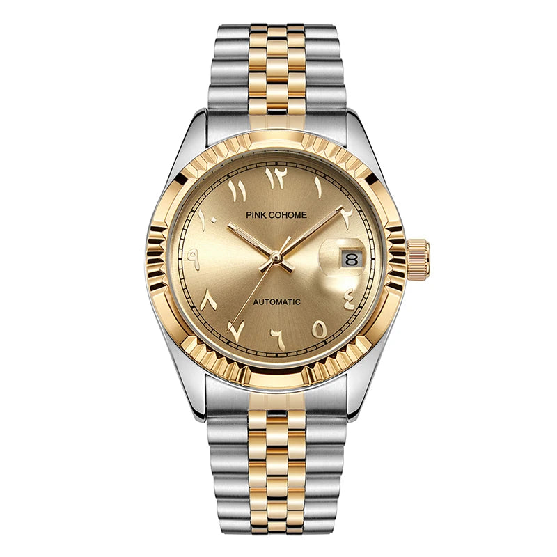Automatic Watches Islamic Arabic Numerals Montre Automatique Mécaniques Mecanique Homme Herren Uhr Mechanische Uhren