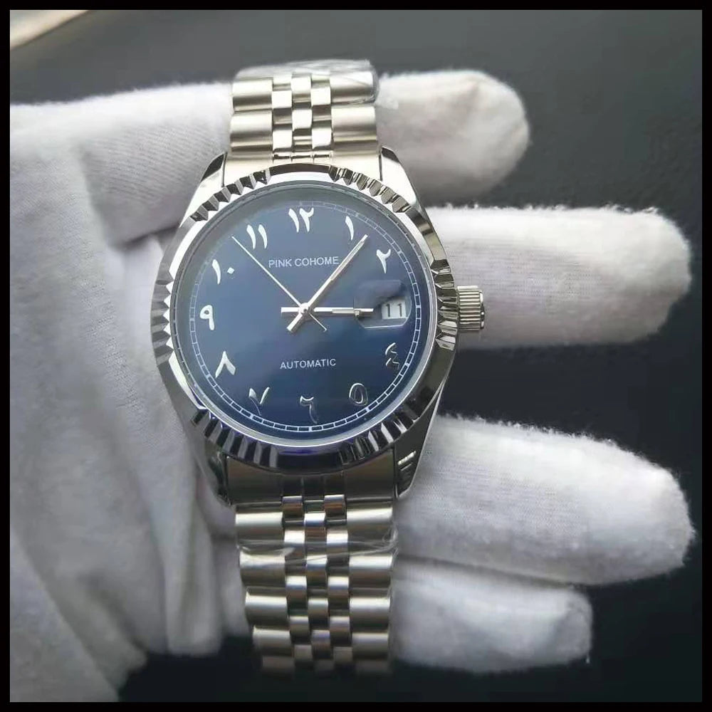 Automatic Watches Islamic Arabic Numerals Montre Automatique Mécaniques Mecanique Homme Herren Uhr Mechanische Uhren