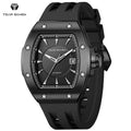 TSAR BOMBA Luxury Skeleton Automatic Watch for Men Miyota Mechanical Movement Sapphire Crystal 316L Stainless Steel Casual Gift